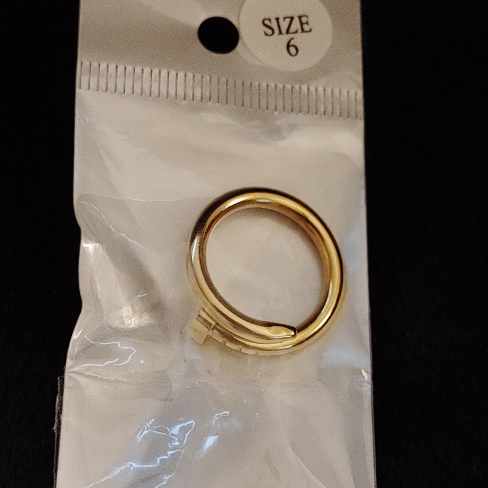 Elegant Gold Ring Nose Ring